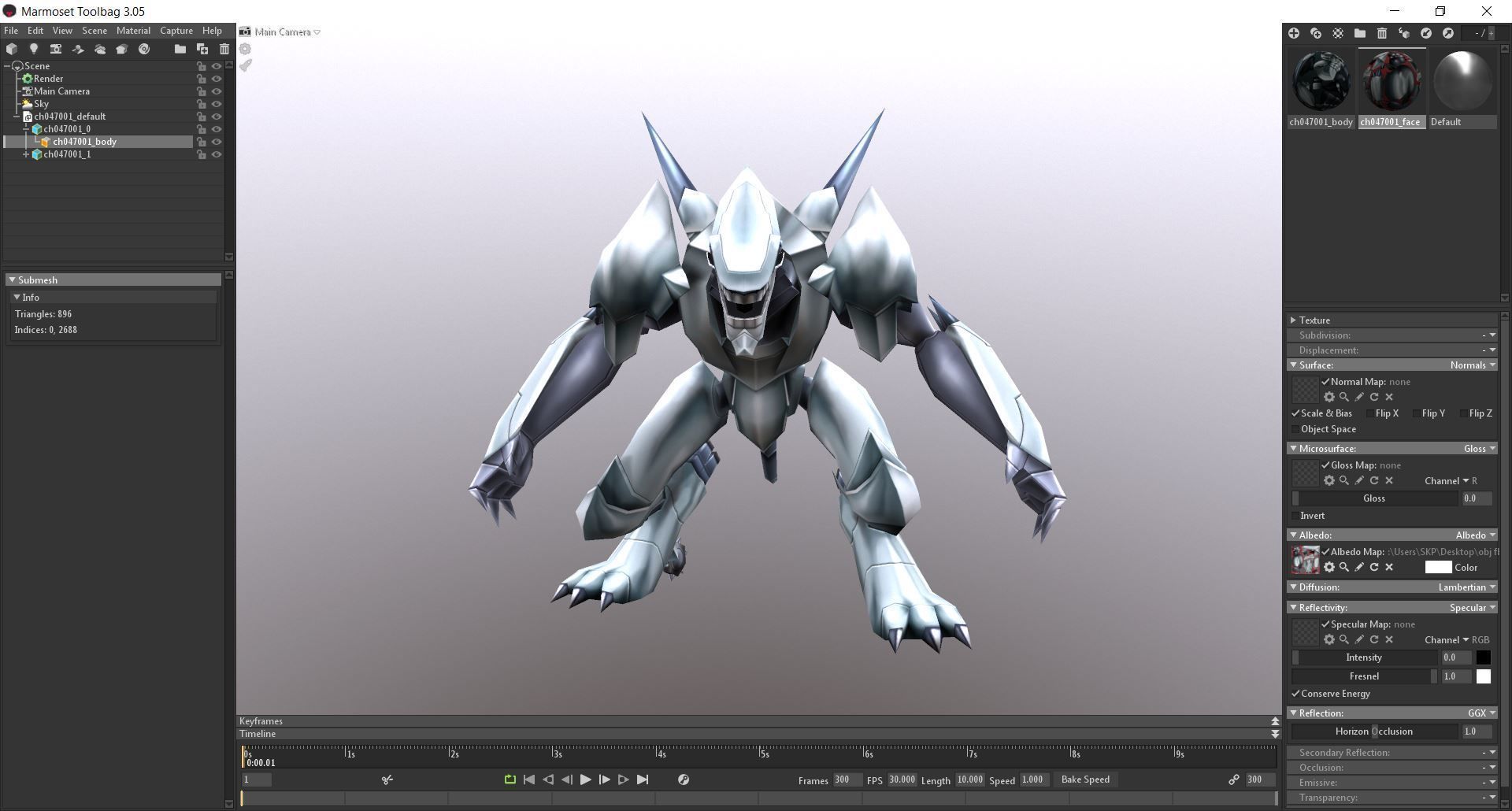 Collection Game ready pack 6 characters from pokemon Low-poly 3D model_7