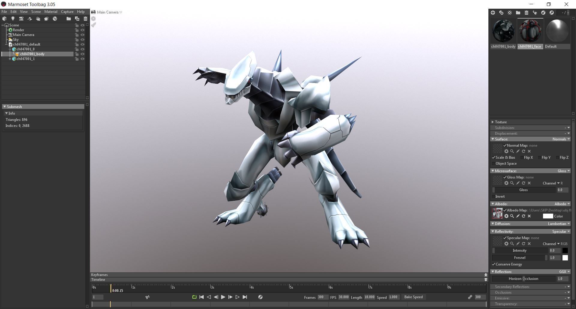 Collection Game ready pack 6 characters from pokemon Low-poly 3D model_8