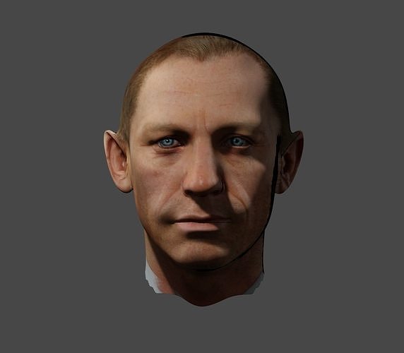 Daniel Craig James Bond 3D model