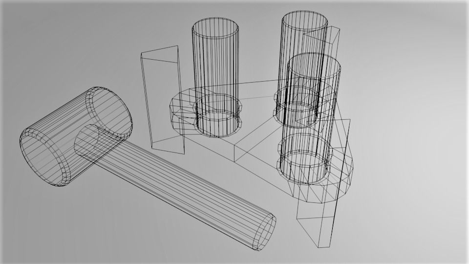 Pinboard Toddler Toy 3D model_5