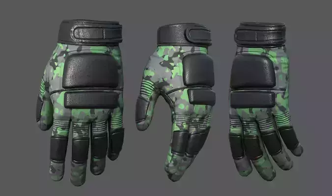Gloves military combat fantasy futuristic space technology 