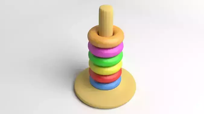 Tower Rings Toddler Toy