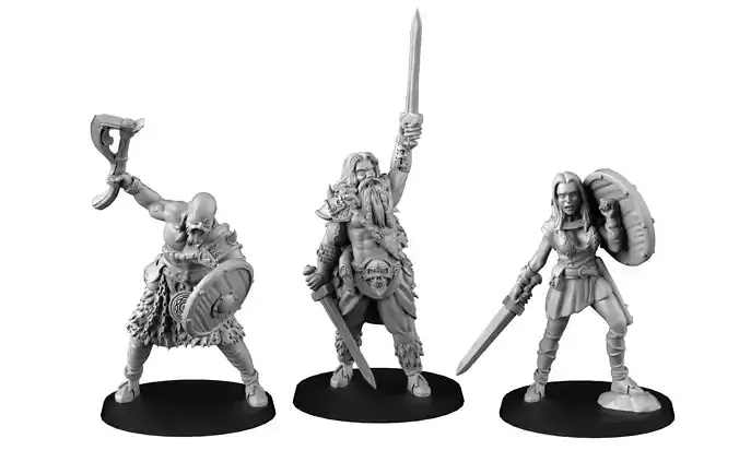 band of barbarians 3D print model