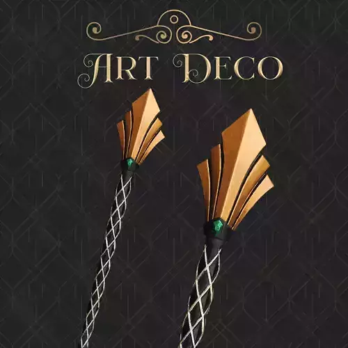 Art Deco Magic Wand - Harry Potter  3D print model