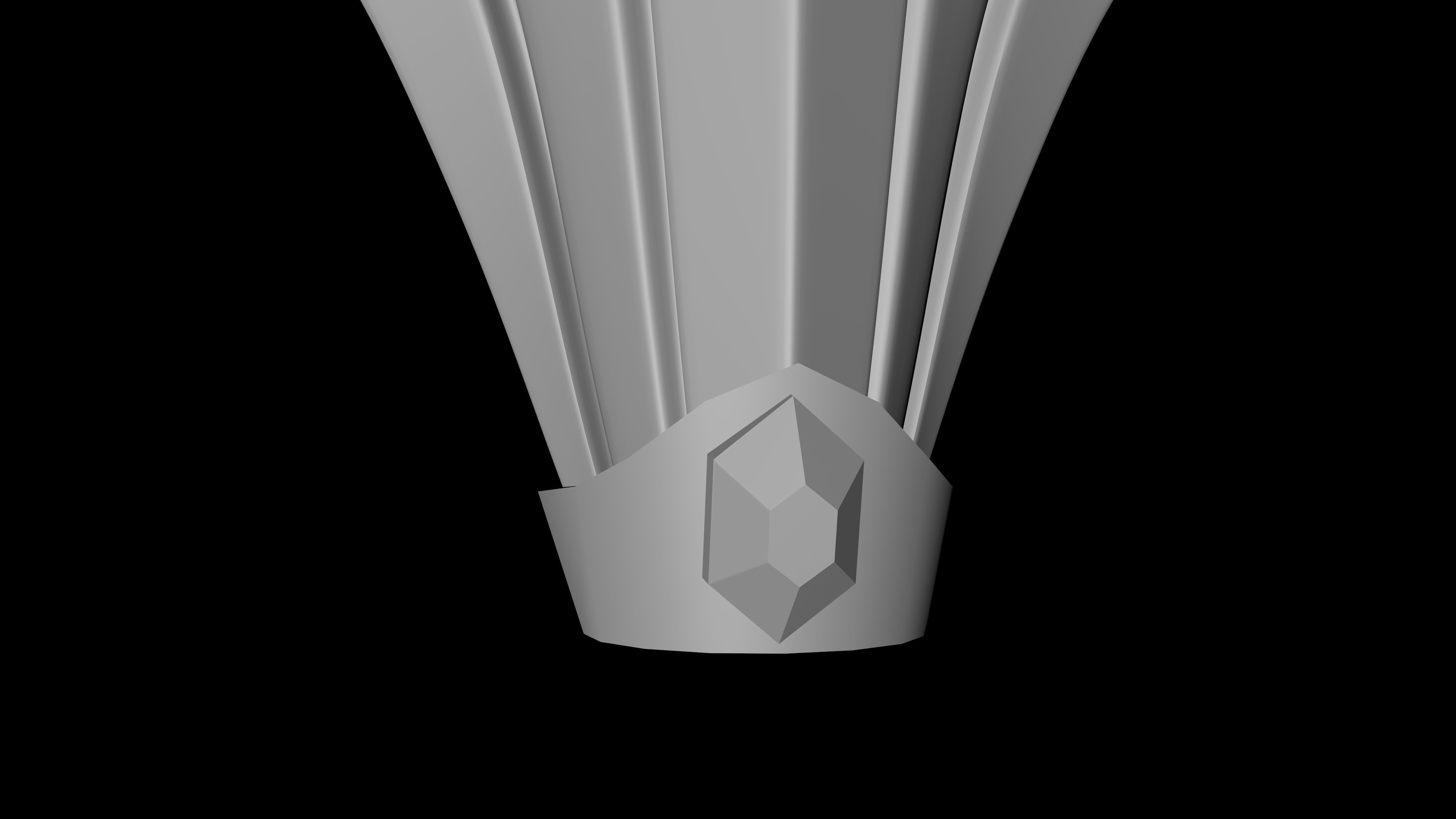 Art Deco Magic Wand - Harry Potter  3D print model_9