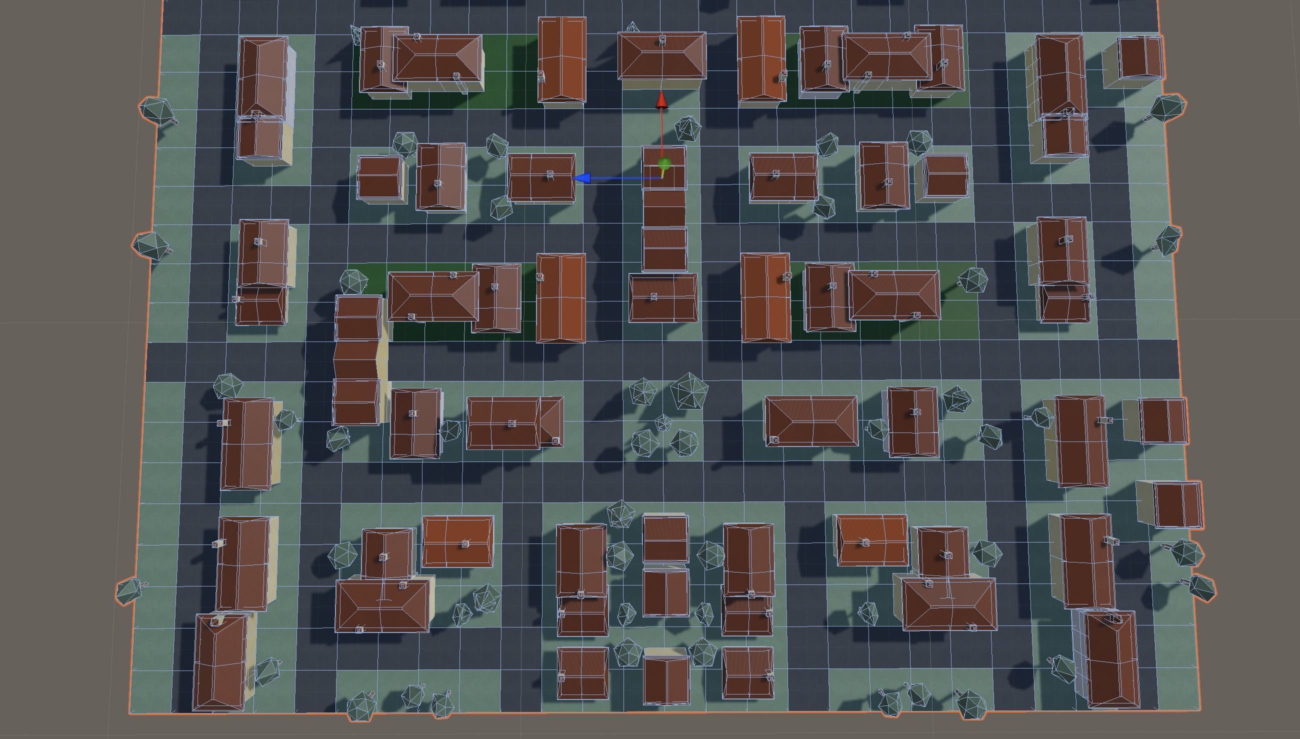 European Quarter 1 Low-poly 3D model_1