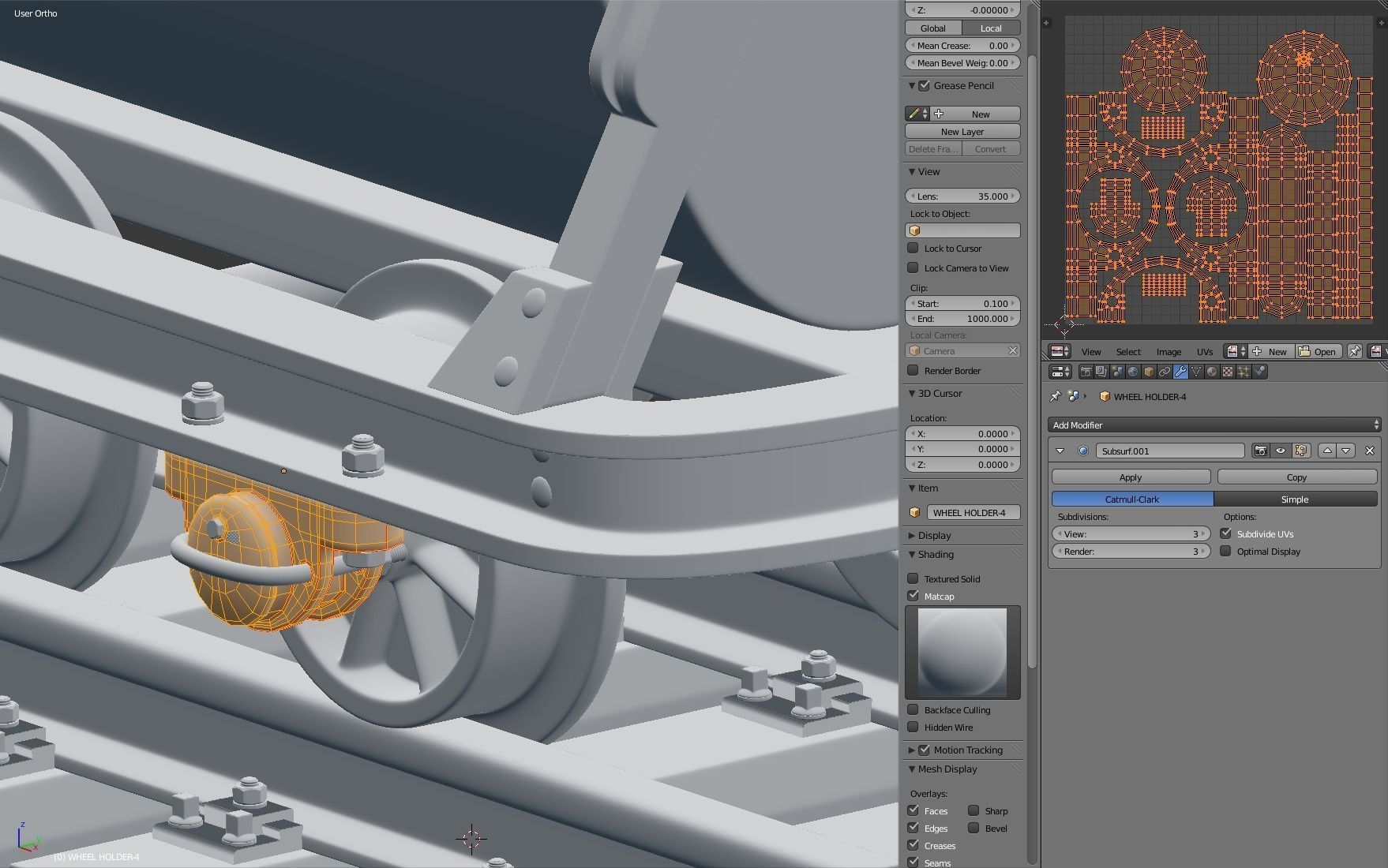 Mining Cart 3D model_19