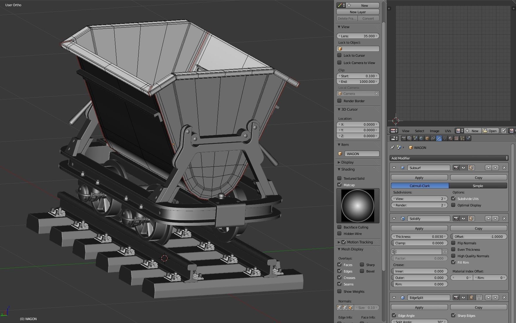 Mining Cart 3D model_20