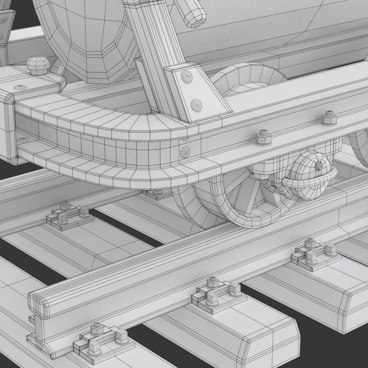 Mining Cart 3D model_23