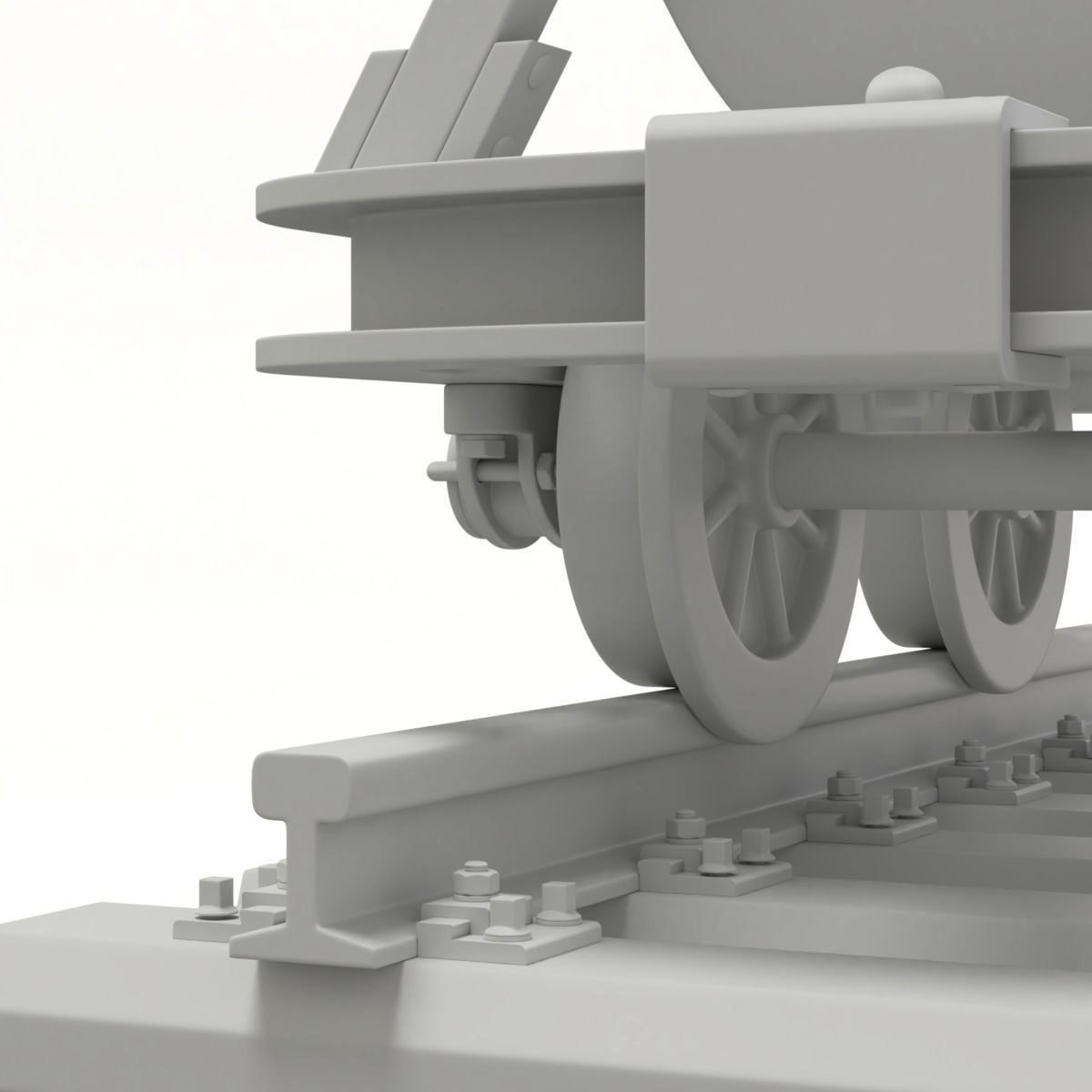 Mining Cart 3D model_15