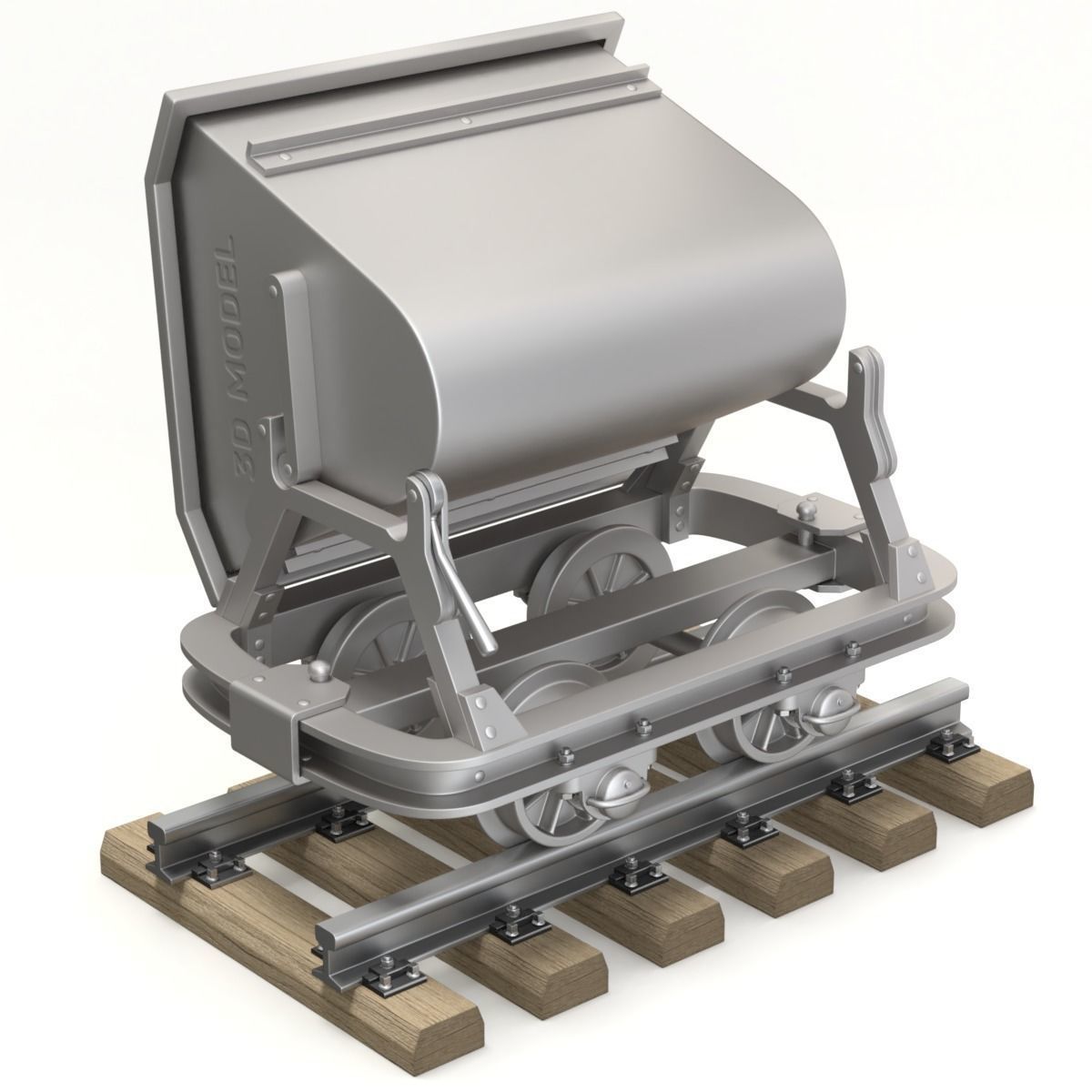 Mining Cart 3D model_1