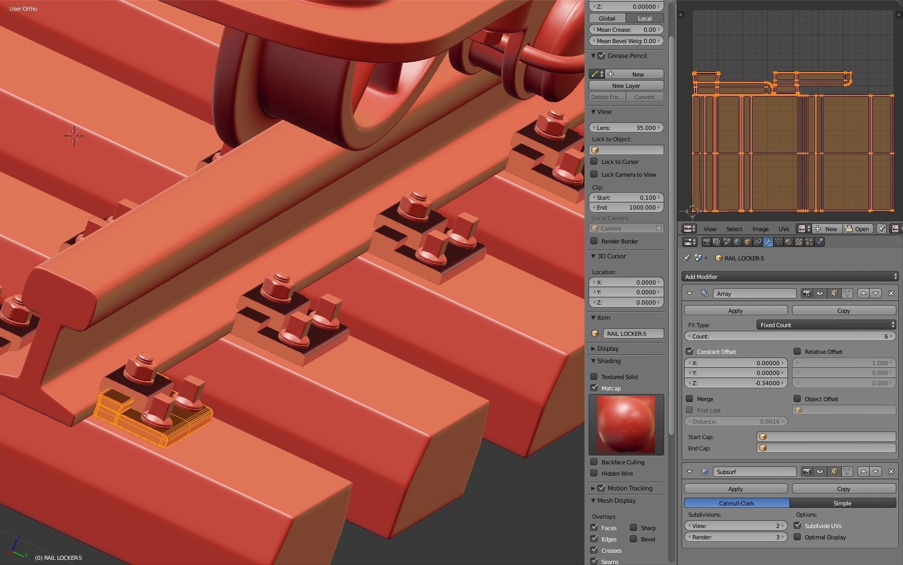 Mining Cart 3D model_21