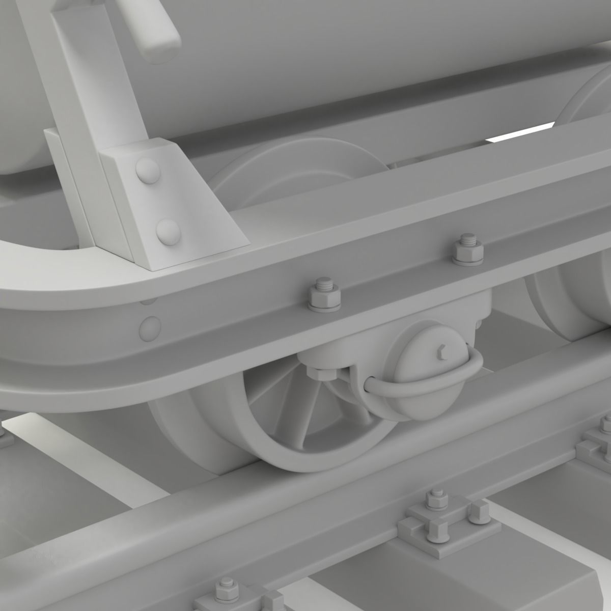 Mining Cart 3D model_13