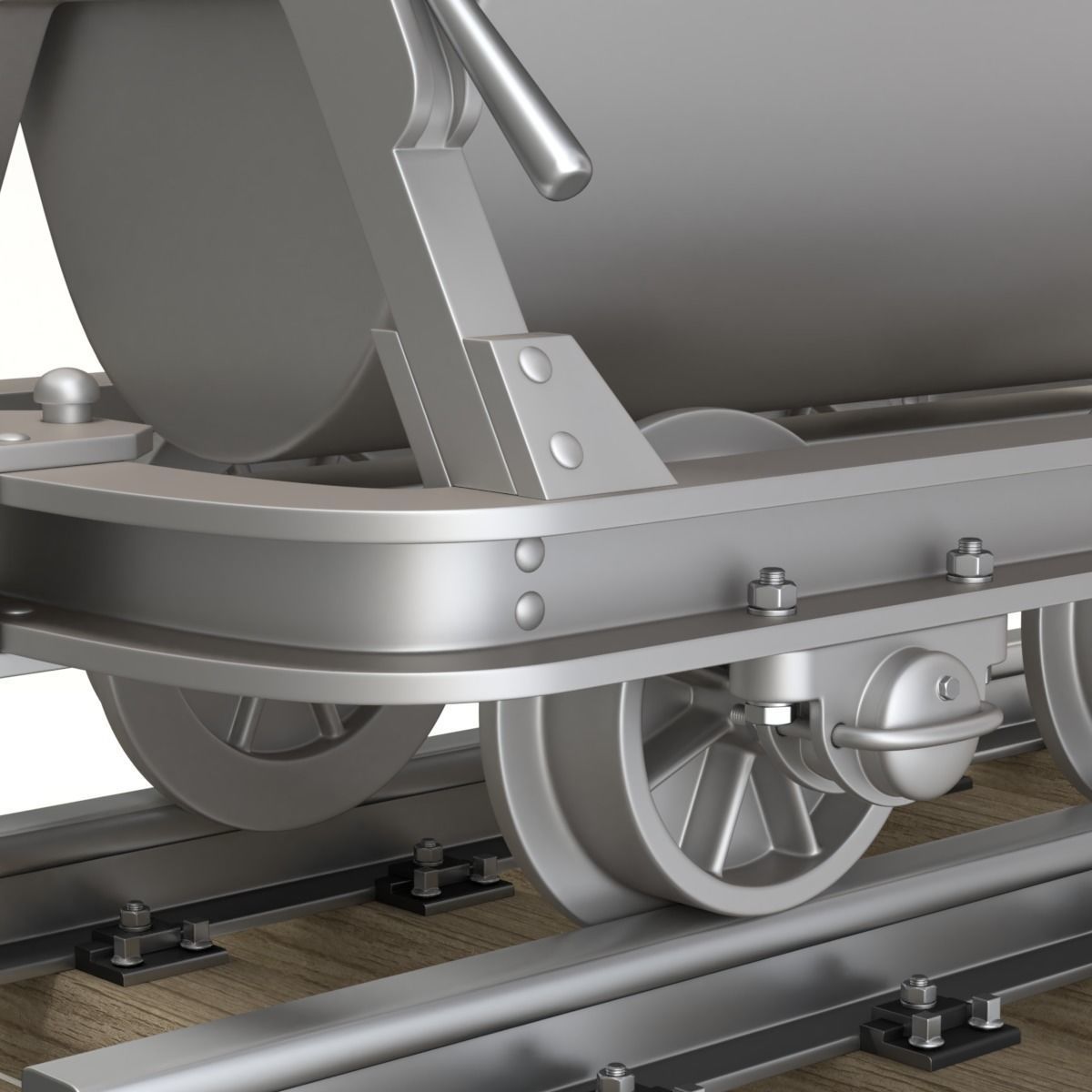 Mining Cart 3D model_2