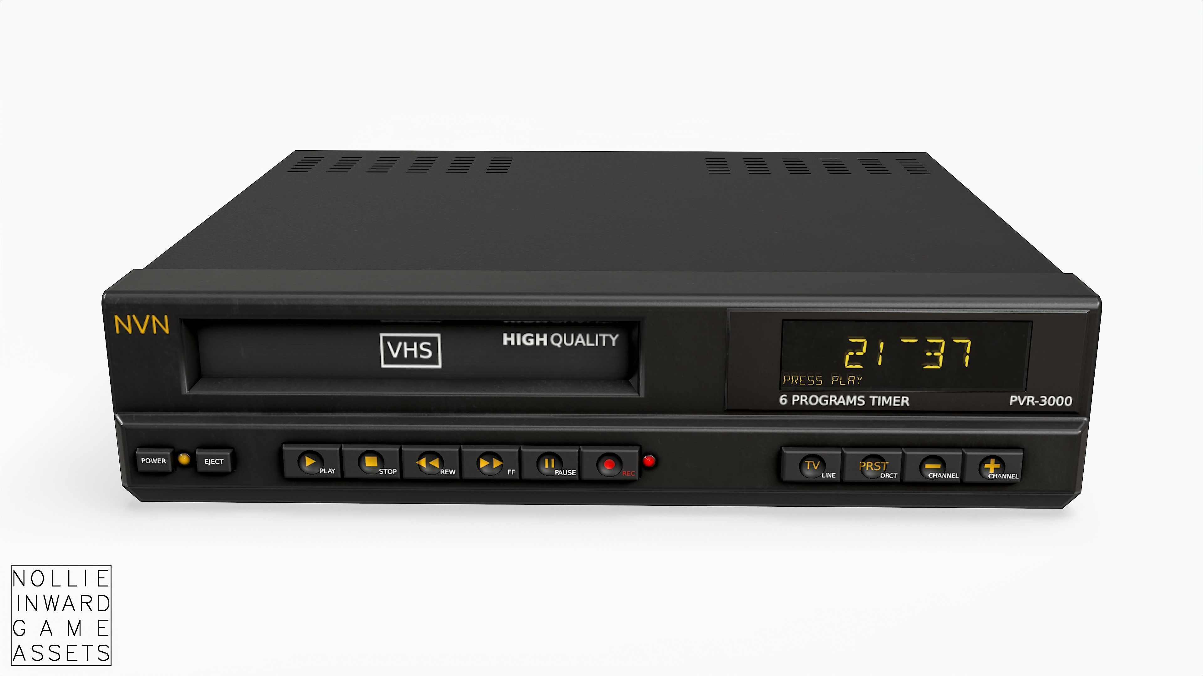 90s TVs and VHS 3D Model Collection_14