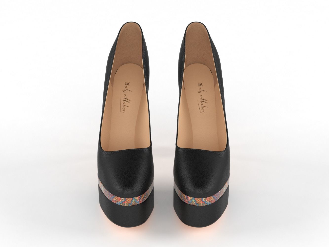 High Heels Women Shoes 3D model_5