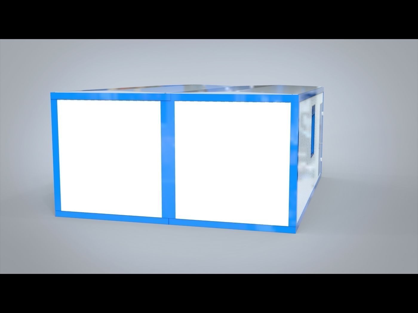 Modular office 30m2 3D model_6