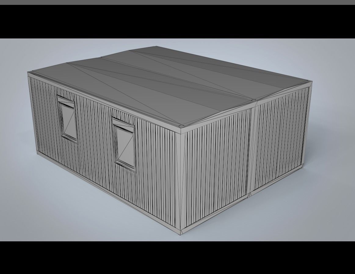 Modular office 30m2 3D model_7