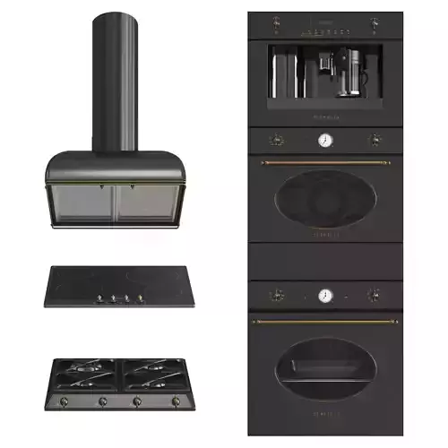 Smeg coloniale black