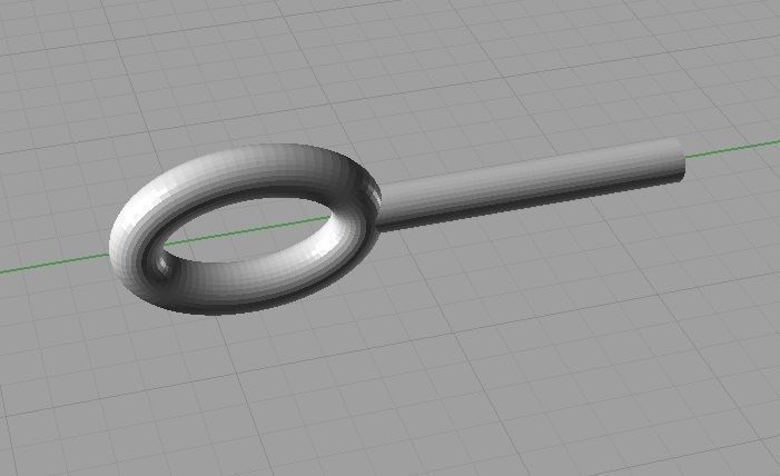 Tiffany Key -CG05 3D print model_18