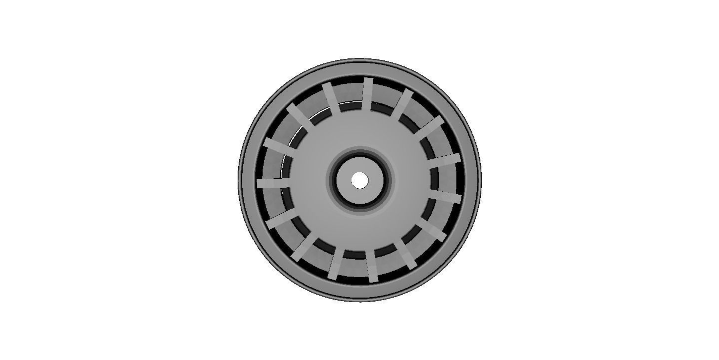 1 to 10th RC Car Drift Wheel Lorinzer width 24mm offset plus 4mm 3D model_1