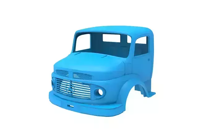 Mercedes-Benz 1924 2624 Truck Cabin 3D print model