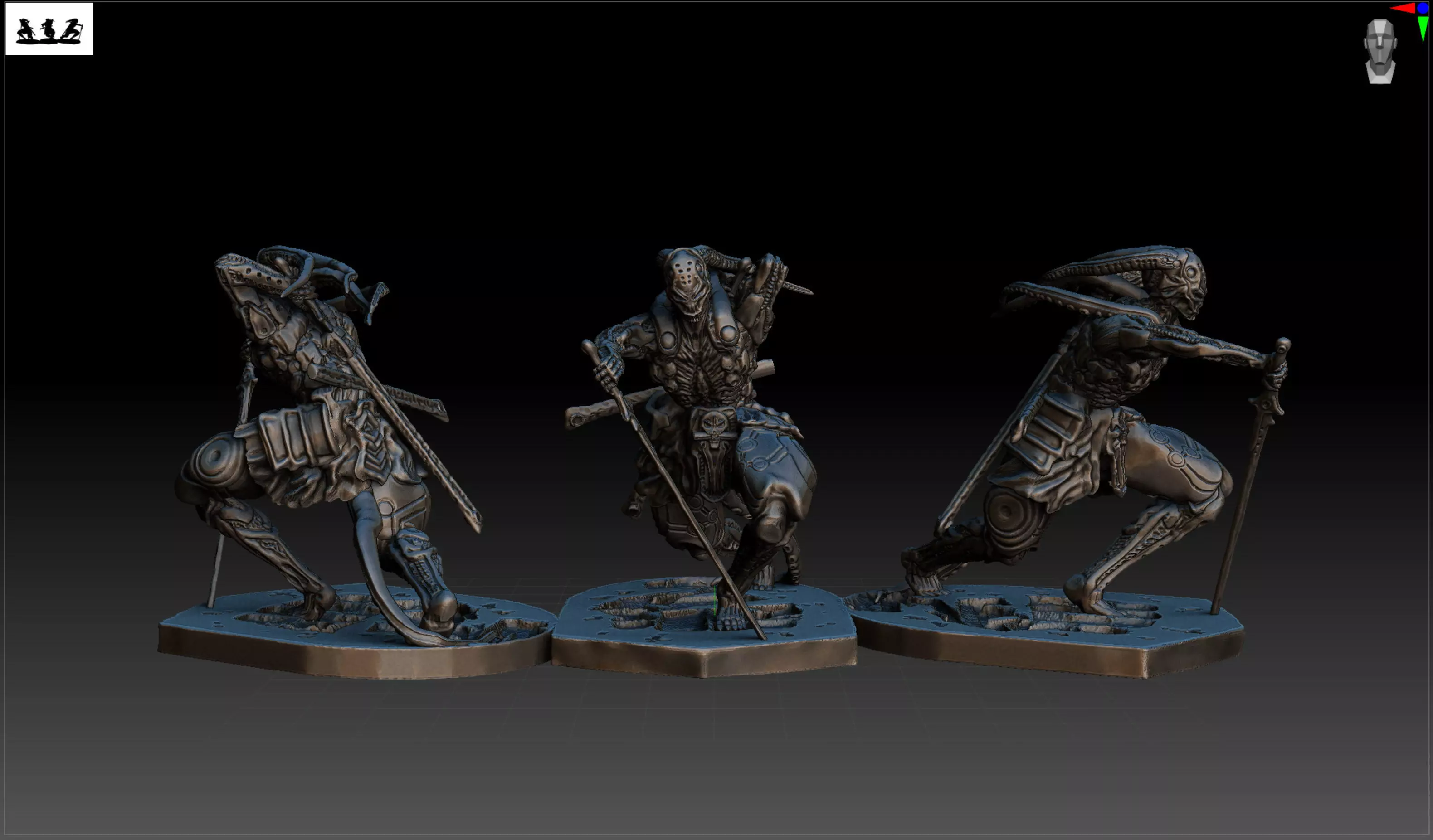 Yoshimitsu Tekken 7 King of Iron Fist champion 3D print model