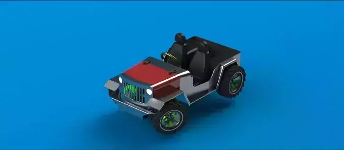Mahindra Jeep Free 3D model