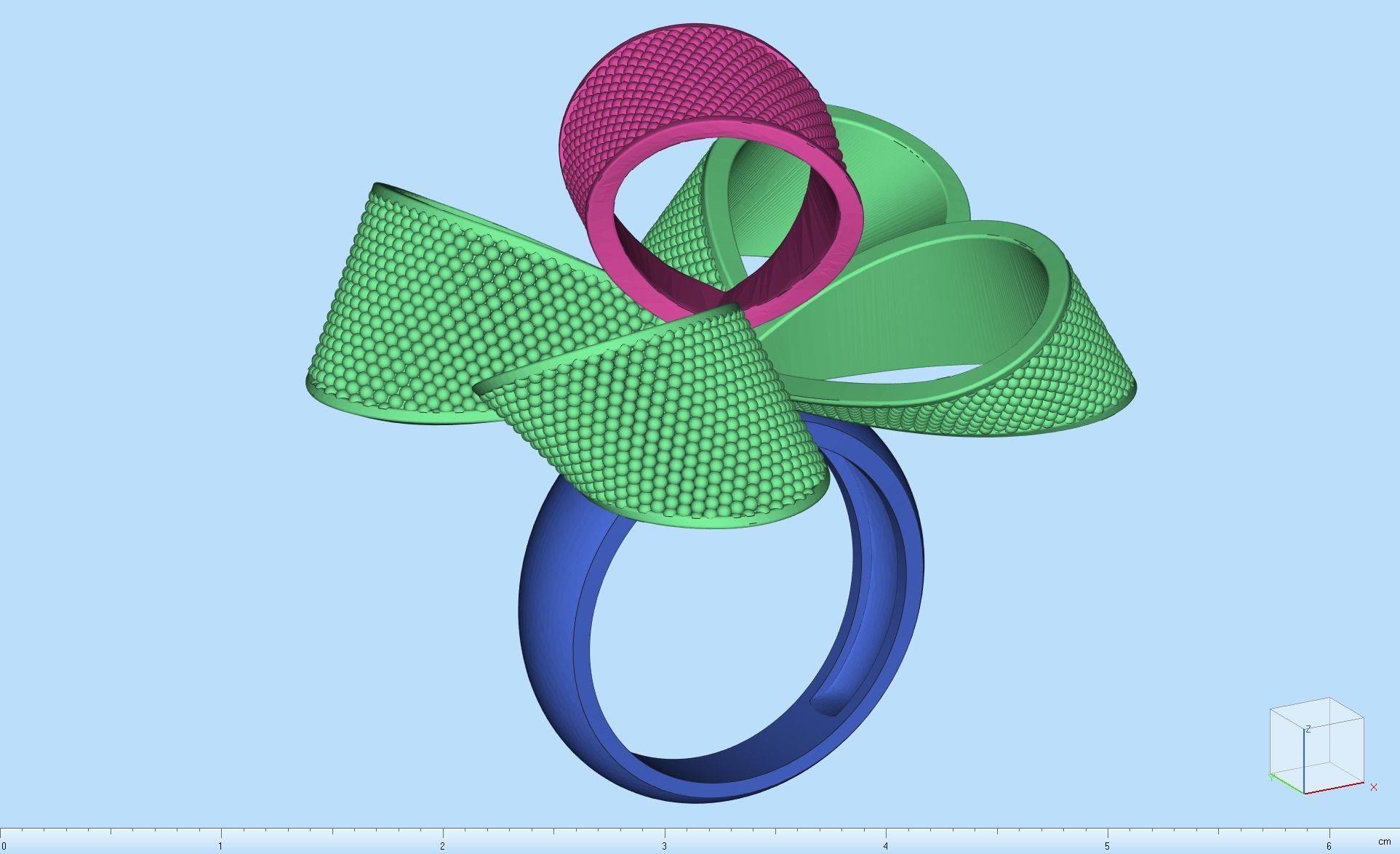 MGold048 Bow Knot Ring  3dmodel 3D print 3dm stl 3D print model 3D print model_7