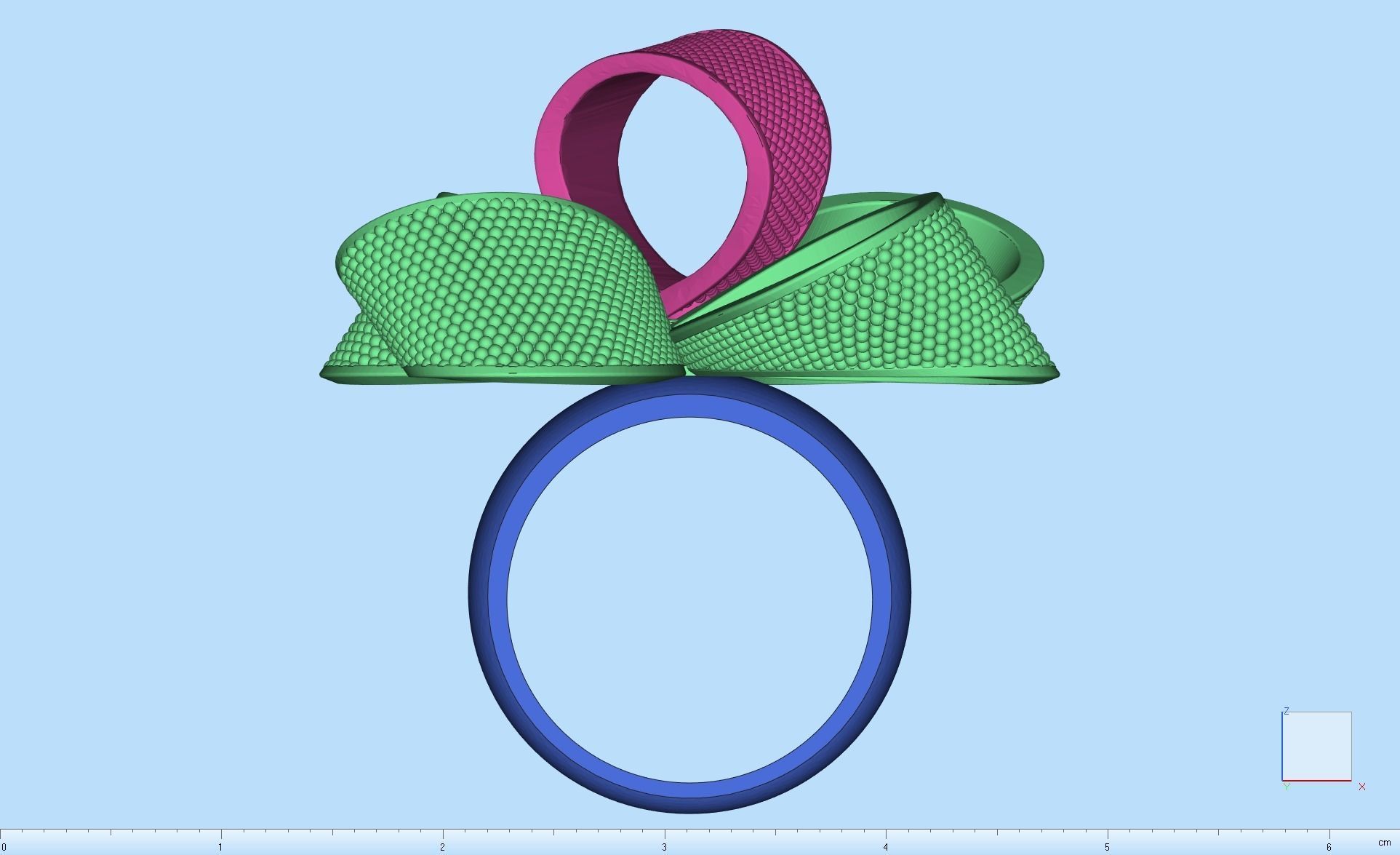 MGold048 Bow Knot Ring  3dmodel 3D print 3dm stl 3D print model 3D print model_4