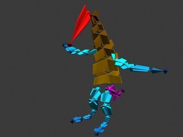 Penguin Rigged 3D model_1