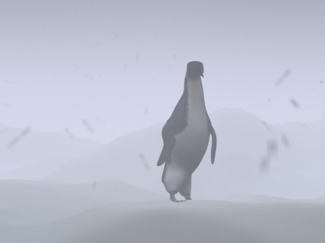 Penguin Rigged 3D model_2