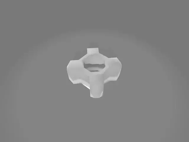 Cubic industrial nut