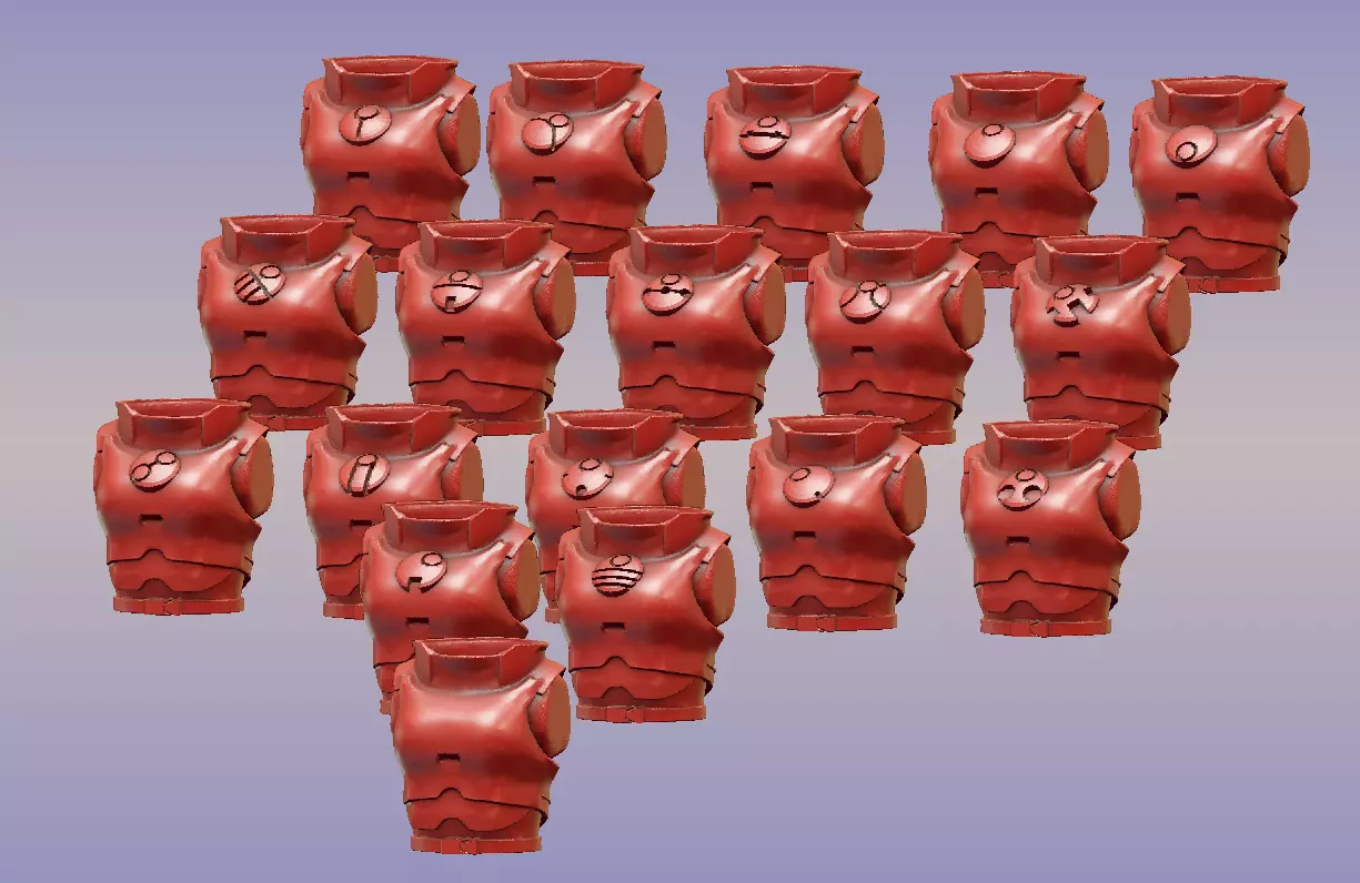 2 Pi Female Torsos 3D print model_0