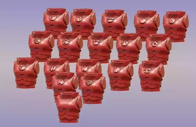 2 Pi Female Torsos 3D print model
