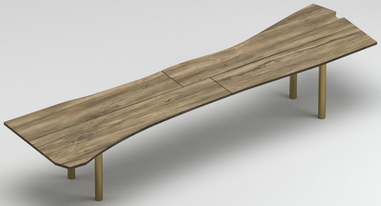 e 15 trunk table 3D model_4
