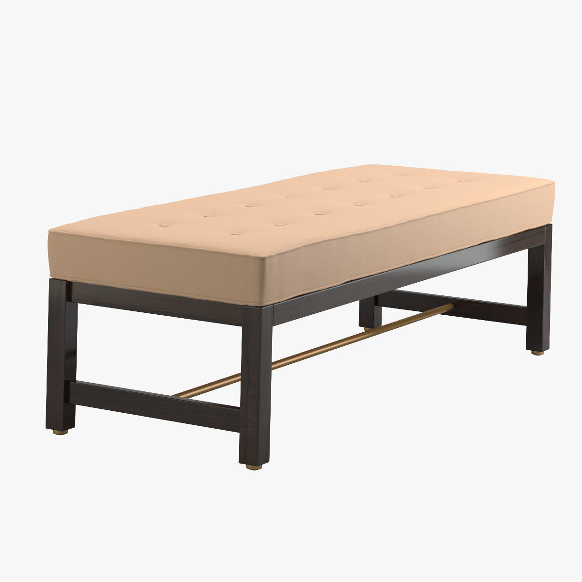 Edward Wormley bench 3D model_6