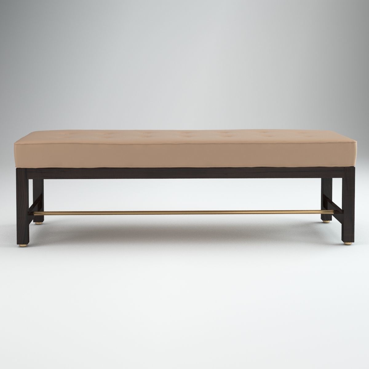 Edward Wormley bench 3D model_3