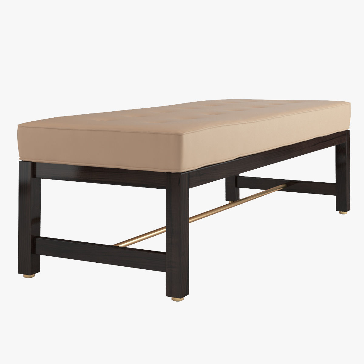 Edward Wormley bench 3D model_1