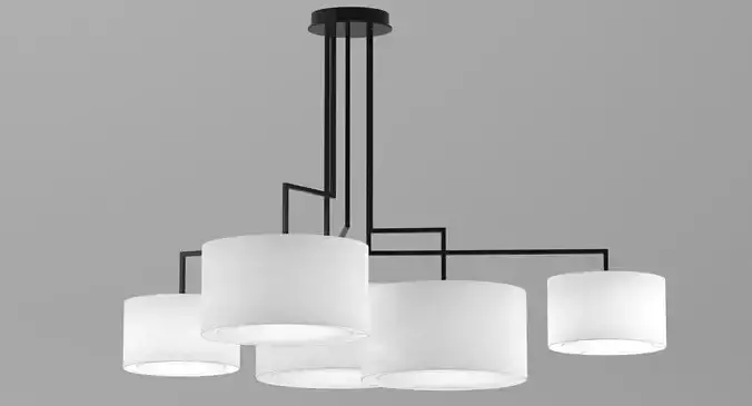 El Schmid NOON 5 pendant 3D model