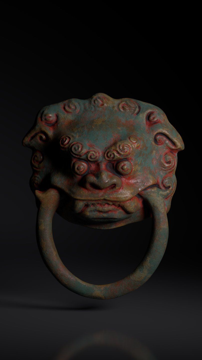 Chinese Lionhead 3D model_2