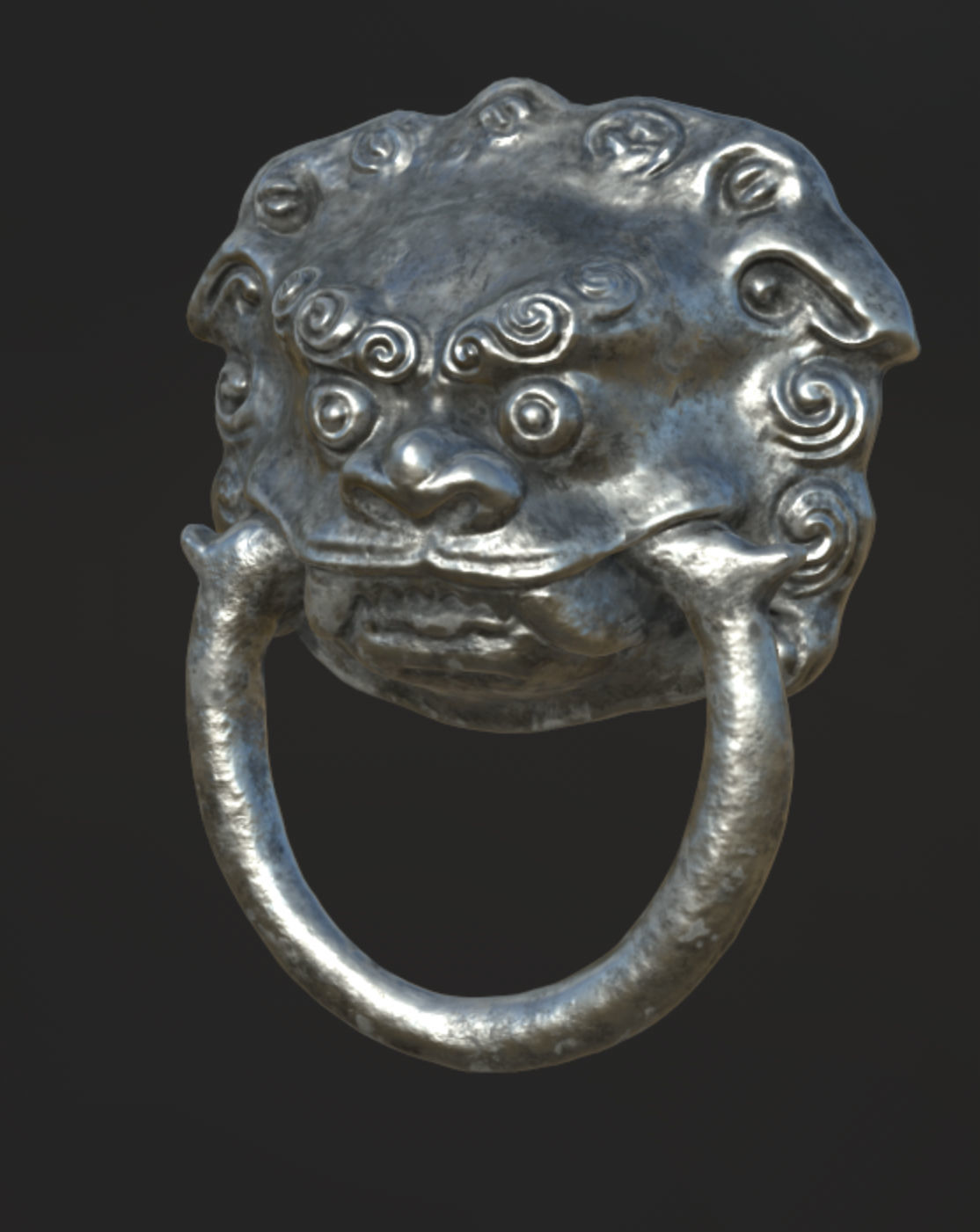 Chinese Lionhead 3D model_3