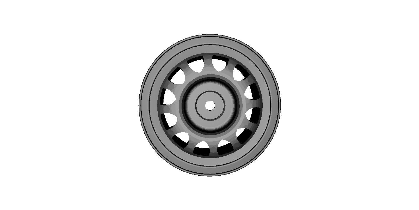 1 to 10th RC Car Wheel Steelwheel width 24mm offset plus 4mm 3D model_1