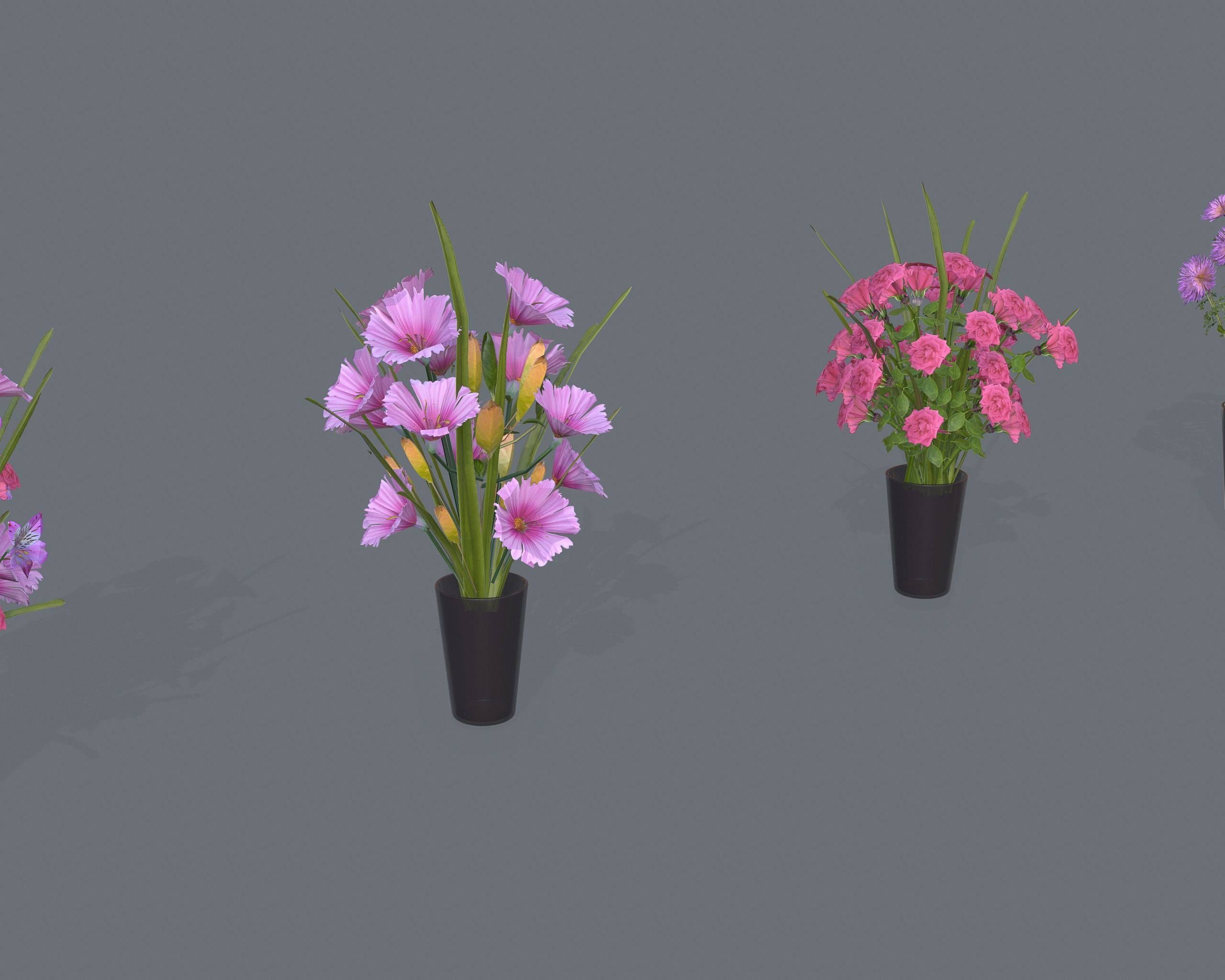 Nature Assets - Flower Decorations Low-poly 3D model_4