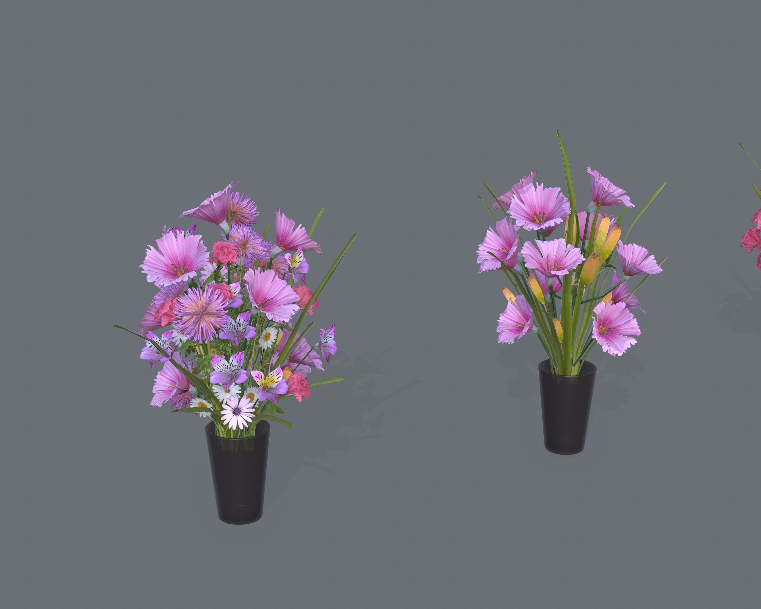 Nature Assets - Flower Decorations Low-poly 3D model_3