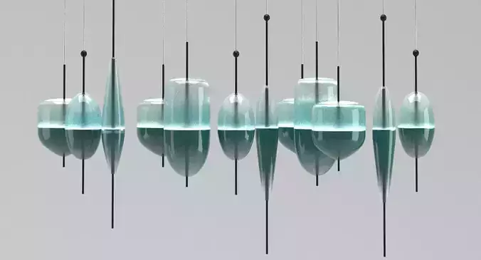Flow T Chandelier