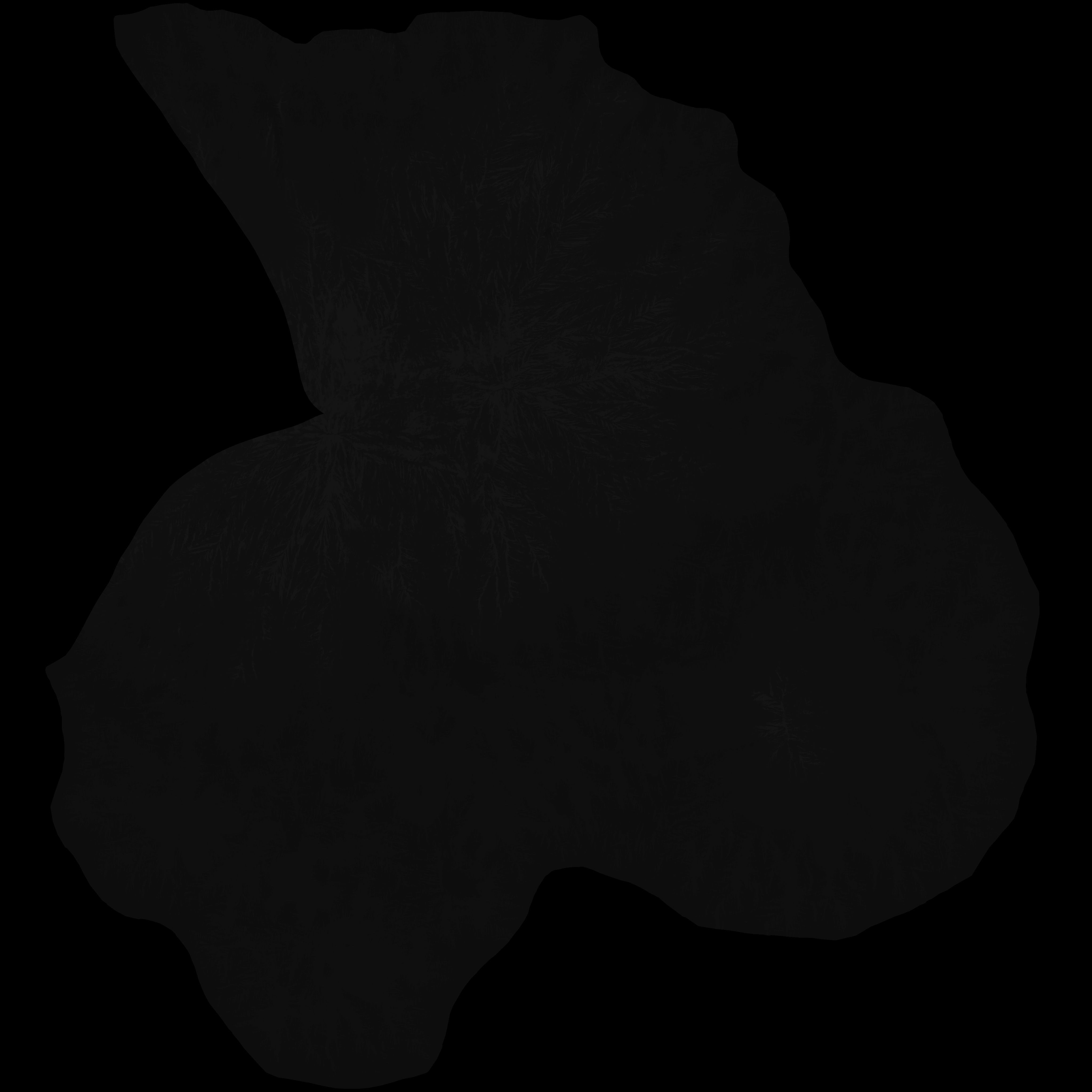 Mountain Landscape with Snow Covered Peaks 3D model_7