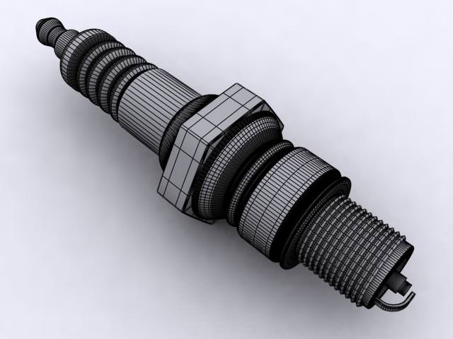 Spark Plug 3D model_5
