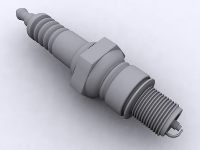 Spark Plug 3D model_4