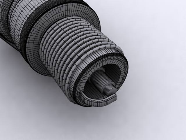 Spark Plug 3D model_2